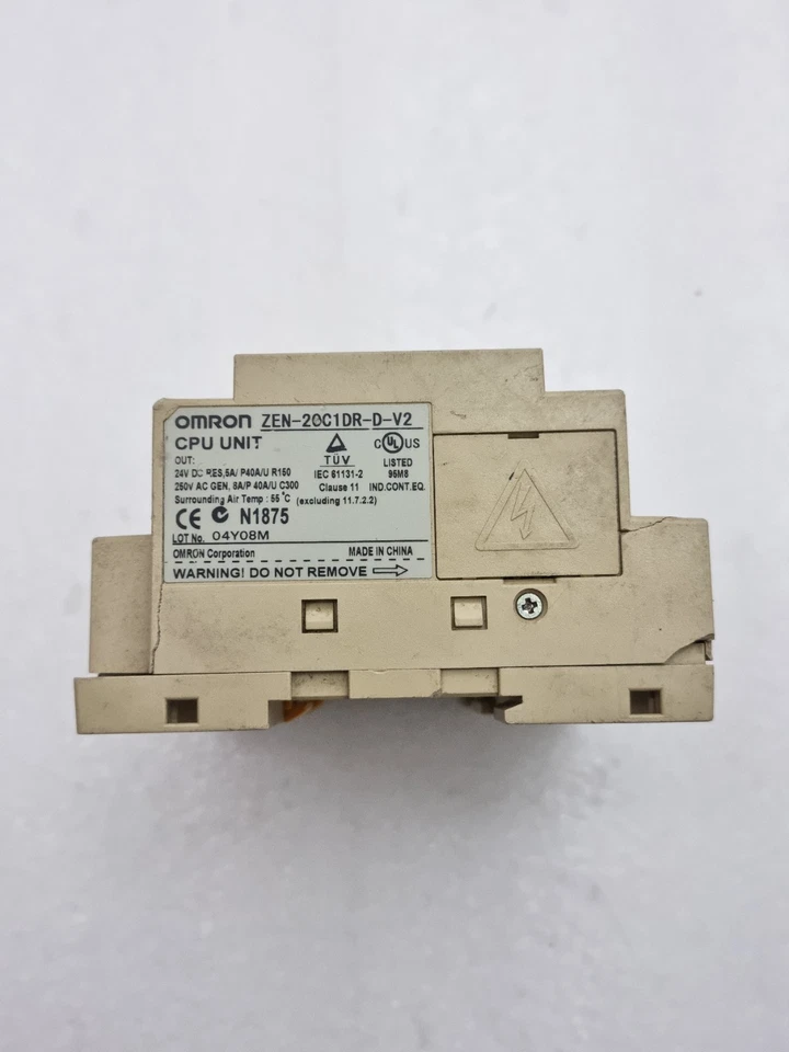 Omron ZEN-20C1DR-D-V2 Cpu Unit Dc 12-24V 5W ZEN20C1DRDV2 Free Ship